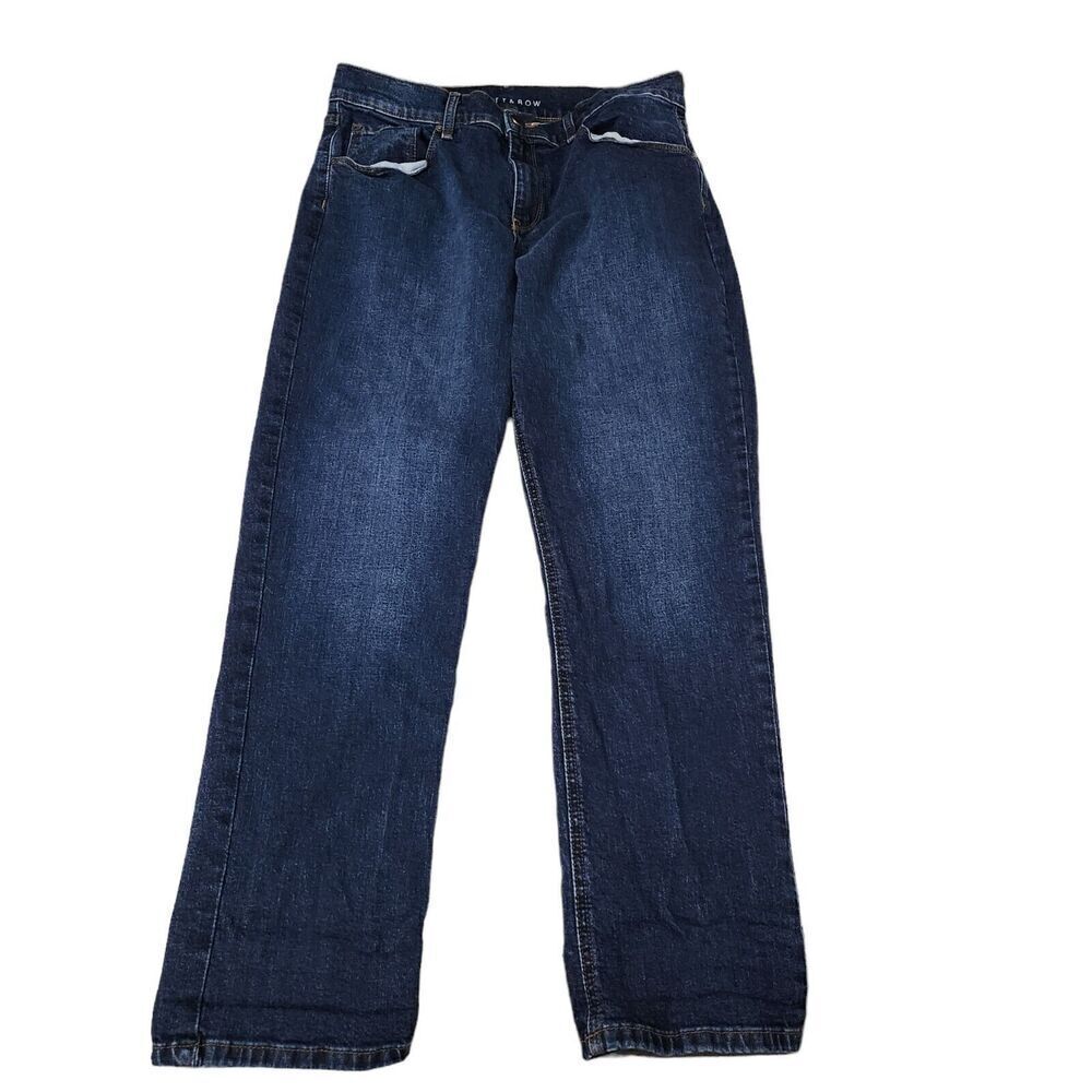 Mott & Bow Jeans Womens 30 x 28‎ Blue Denim Boyfriend Dark Wash Stretch